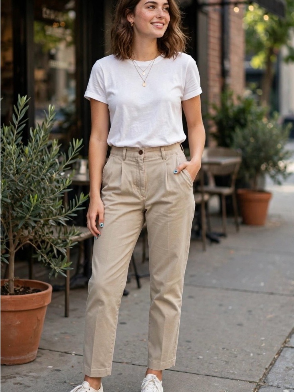 90’s AEO for her 100%cotton Khaki Chinos Size 6